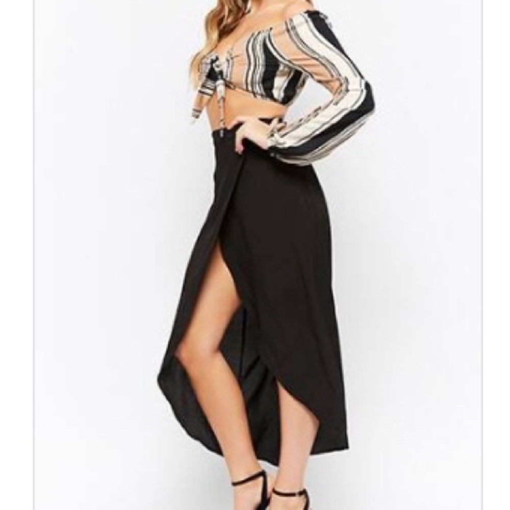 Midi Wrap Around Skirt